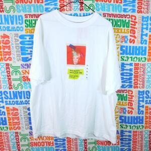 Uniqlo Andy Warhol Self Portrait 1986 T Shirt Size XL NWT White